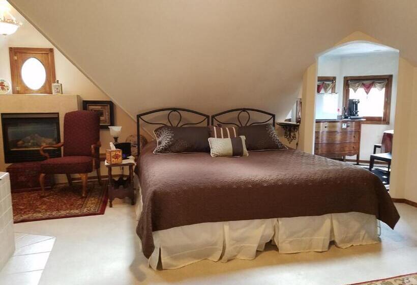 キングサイズベッドのデラックススイート, Franklin Street Inn Bed & Breakfast