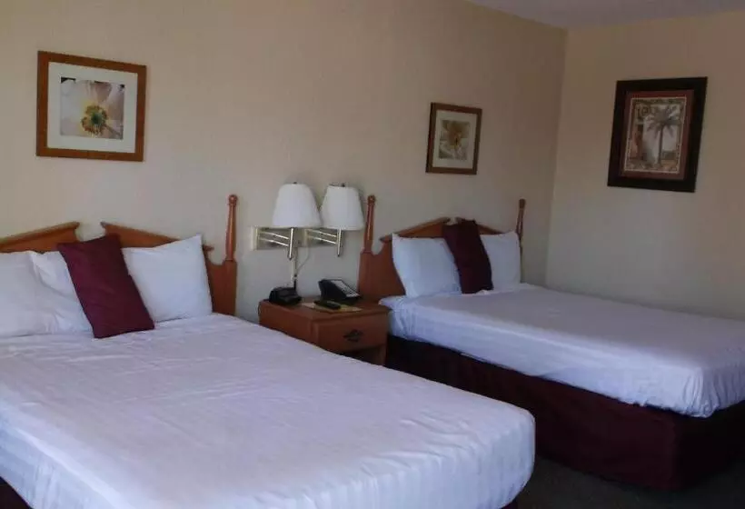 身障者適用ダブルベッド付きスタンダードルーム, Days Inn & Suites By Wyndham Lake Okeechobee