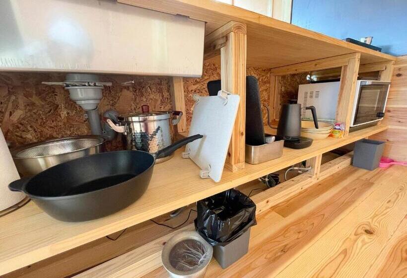 اتاق استاندارد با سرویس بهداشتی مشترک, 西海岸オーガニック小麦畑1200坪眺望farmstayyululu