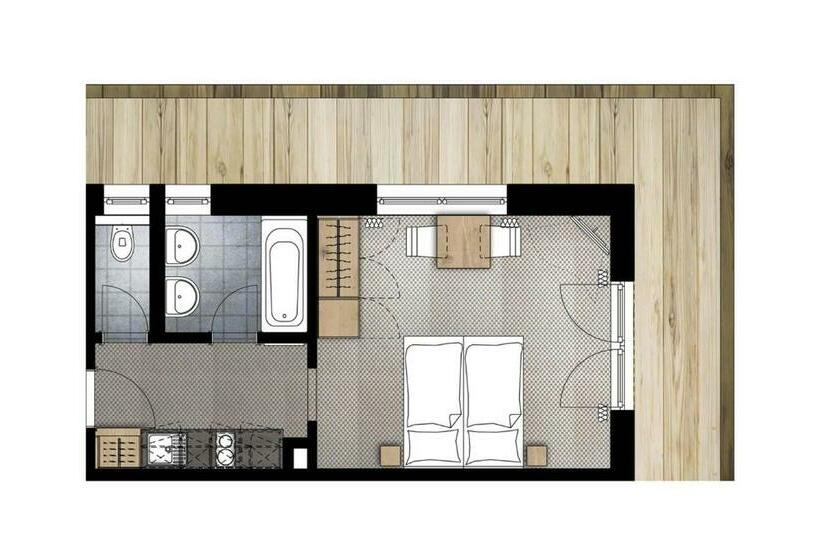 Студия Стандарт, Gurglhof Apartmenthaus