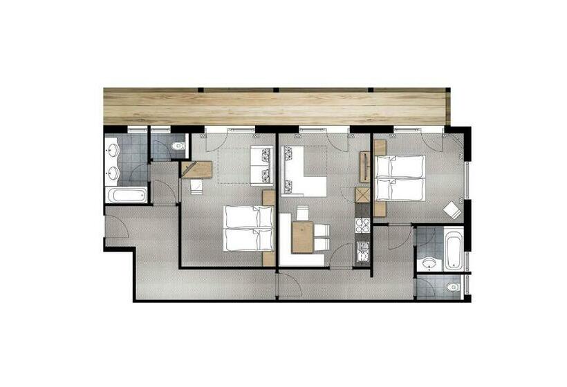 דירת שני חדרים, Gurglhof Apartmenthaus