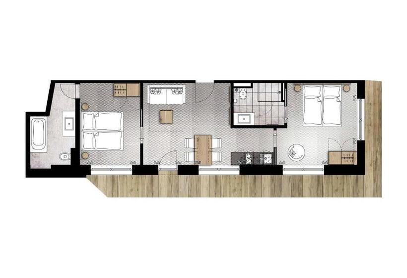 דירת נוחות 2 חדרים, Gurglhof Apartmenthaus