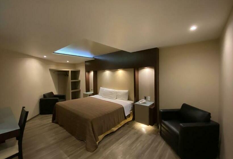디럭스 룸 킹사이즈 침대, Escala Central Del Norte