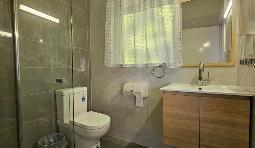 חדר אקונומי לשלושה, Blue Lake Motel