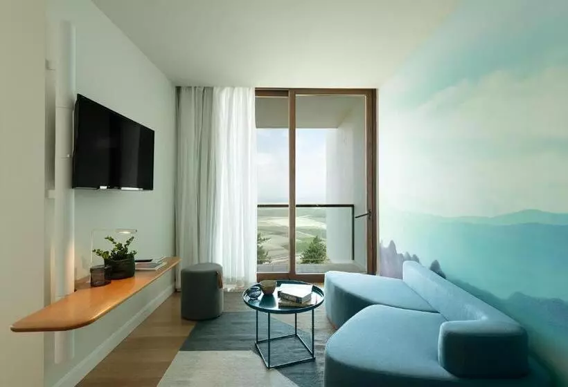 オーシャンビューデラックスルームバルコニー付き, Elma Hotel And Art Complex