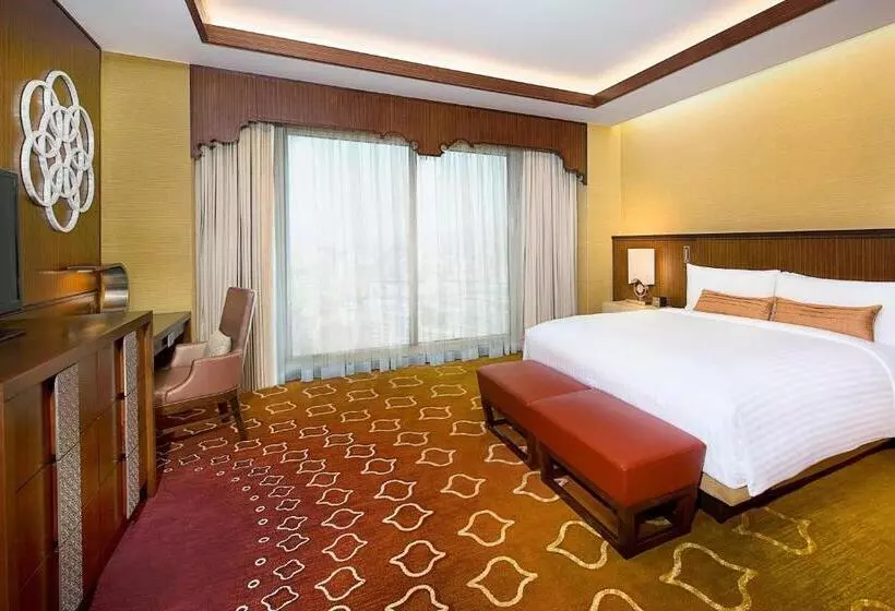 キングサイズベッド、シティビューデラックスルーム, Jabal Omar Marriott Hotel Makkah