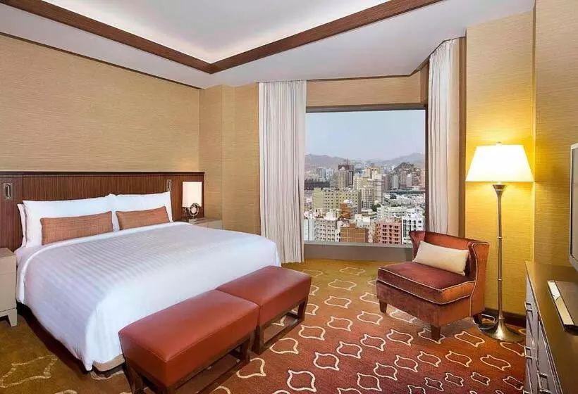 キングサイズベッド、シティビューデラックスルーム, Jabal Omar Marriott Hotel Makkah