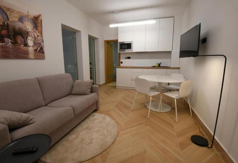 침실 1개 아파트, Aparthotel Milenij