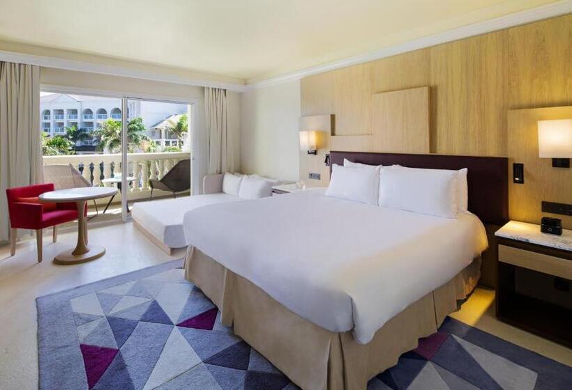 اتاق دلوکس با تخت کینگ و چشم‌انداز, Hyatt Ziva Rose Hall All Inclusive