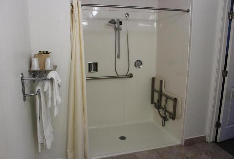 اتاق استاندارد با تخت بزرگ برای معلولان, Budget Inn Redwood City