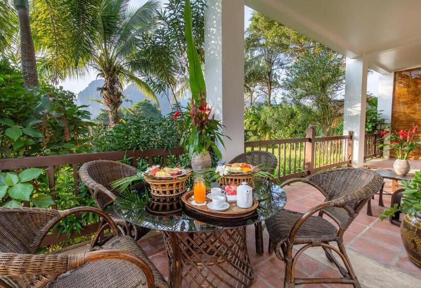 Люкс, Riverside Boutique Resort, Vang Vieng