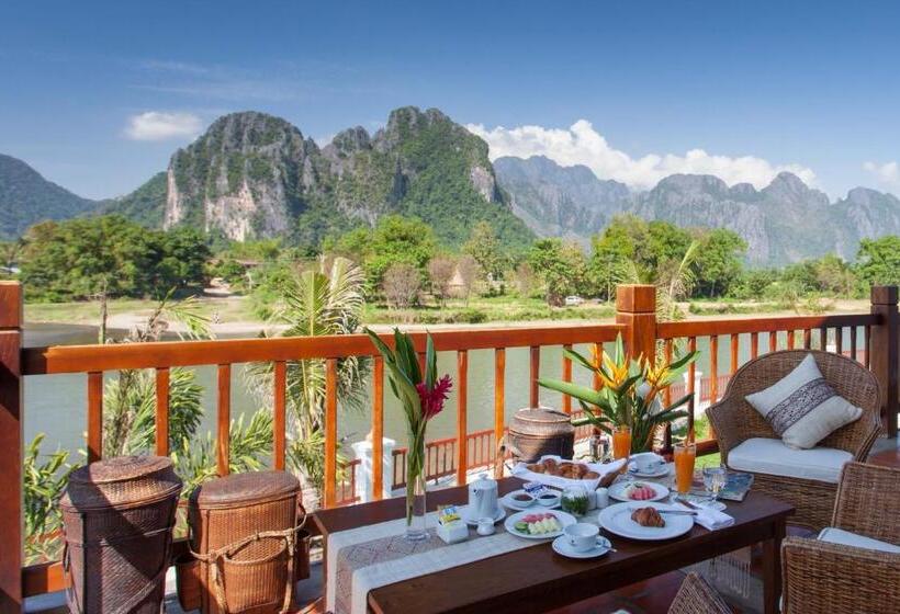 Люкс, Riverside Boutique Resort, Vang Vieng