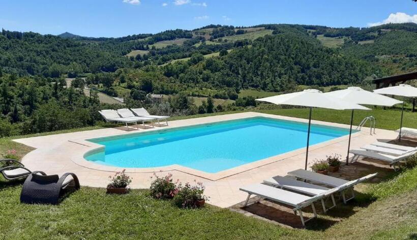 带1个卧室带花园景观的公寓, Antica Residenza Montereano