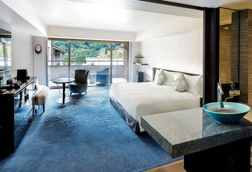 景色の見えるダブルベッドスタンダードルーム, Suiran, A Luxury Collection Hotel, Kyoto
