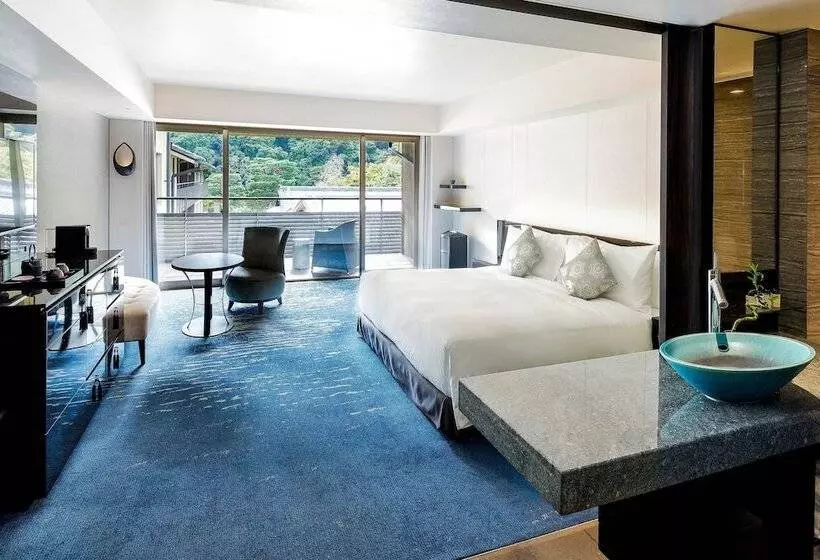 景色の見えるダブルベッドスタンダードルーム, Suiran, A Luxury Collection Hotel, Kyoto
