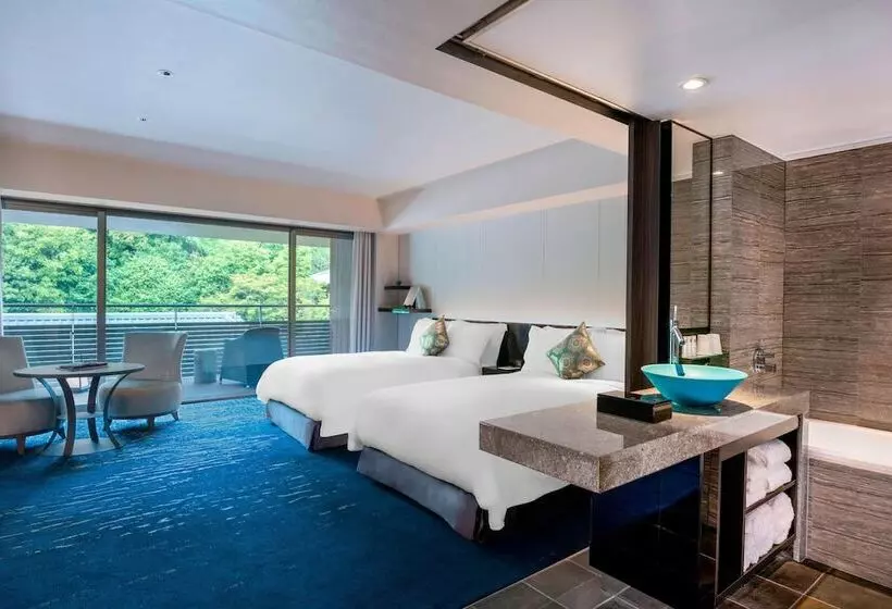 景色の見えるダブルベッドスタンダードルーム, Suiran, A Luxury Collection Hotel, Kyoto