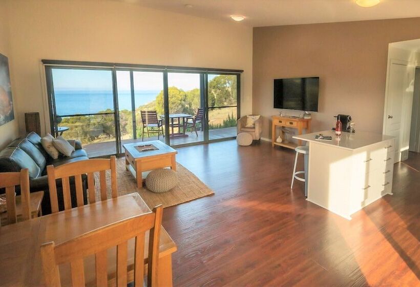 ویلای دلوکس 1 خوابه با چشمانداز دریا, Sea Dragon Kangaroo Island