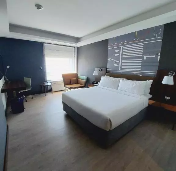 キングサイズベッドのスタンダードルーム, Courtyard By Marriott Santiago Airport