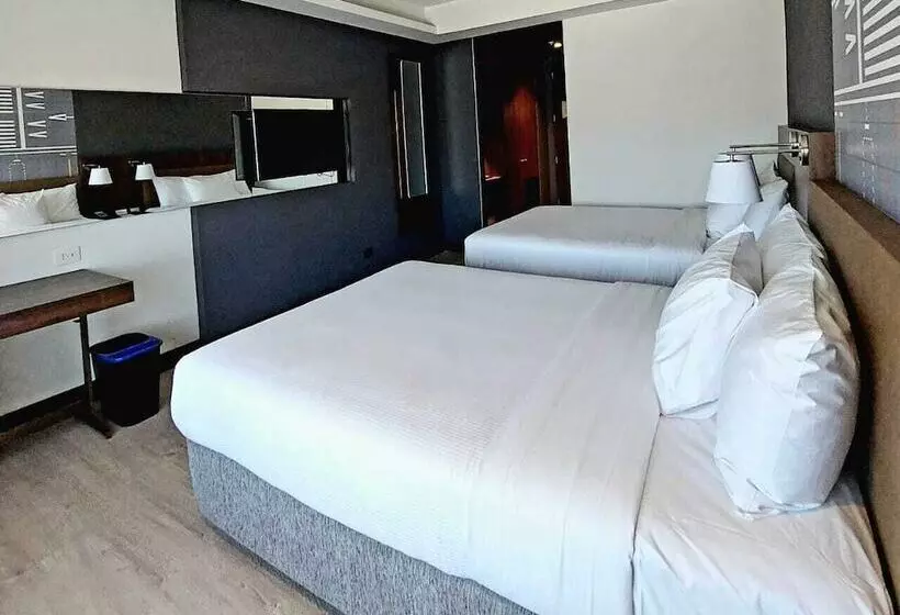 2ダブルベッドのスタンダードルーム, Courtyard By Marriott Santiago Airport