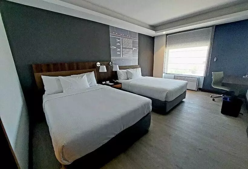 2ダブルベッドのスタンダードルーム, Courtyard By Marriott Santiago Airport