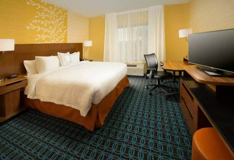 キングサイズベッドのスタンダードルーム, Fairfield Inn & Suites By Marriott Arundel Mills Bwi Airport