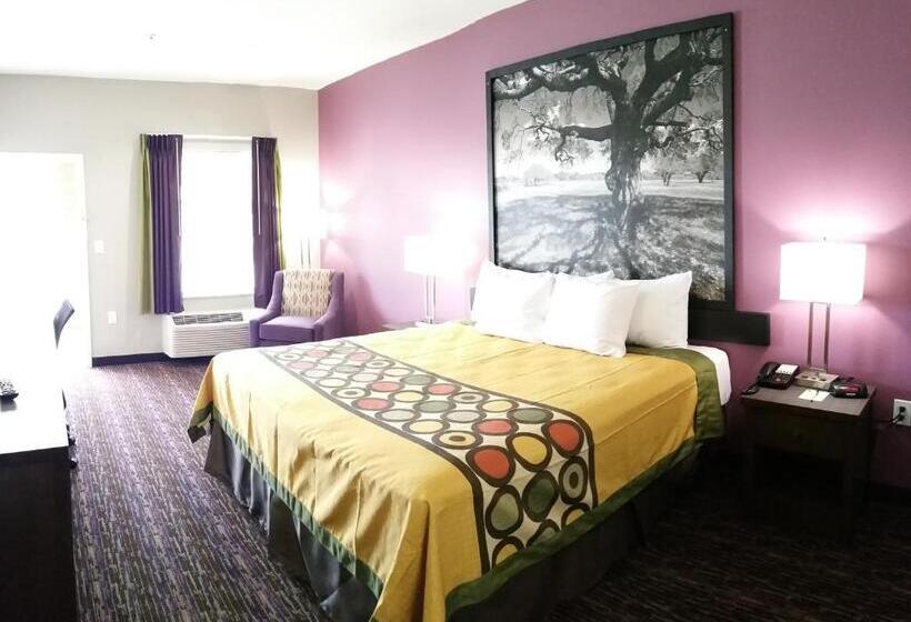 חדר סטנדרט עם מיטת קינג, Super 8 By Wyndham Carrizo Springs