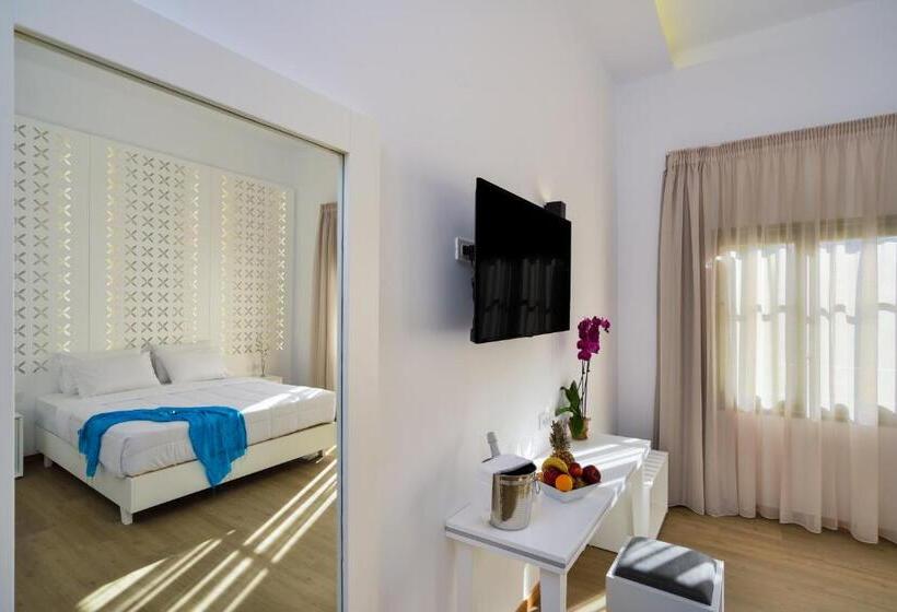 غرفة سوبيريور مزودة بشرفة, Elia Portou Rooms