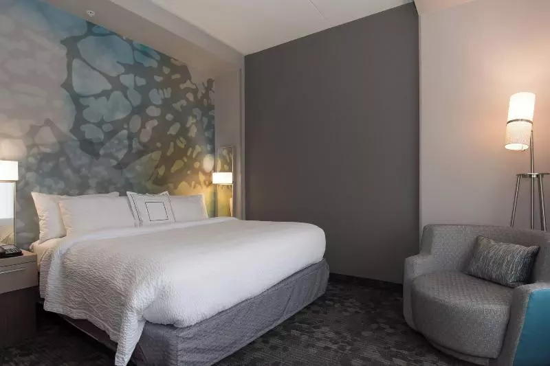 キングサイズベッドのスタンダードルーム, Courtyard By Marriott Raleigh Durham Airport/brier Creek