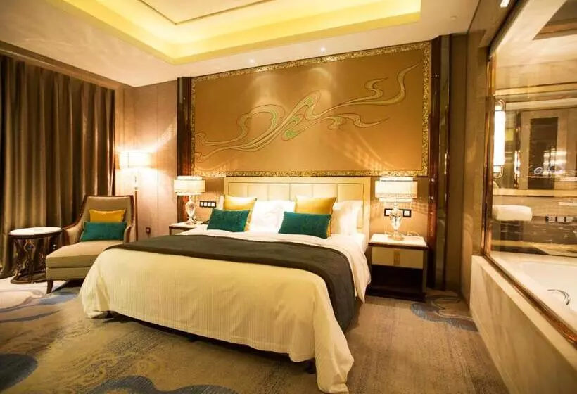 Deluxe-huone King-vuode, Wanda Vista Lanzhou