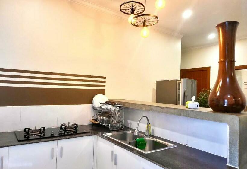 プールの見える1ベッドルームアパートメント, Vista Angkor Residence