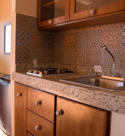 带花园景观的标准工作室, Olas De Cerritos