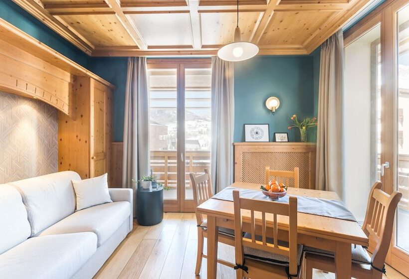 带1个卧室带观景的公寓, Radisson Residences Savoia Palace Cortina D’ampezzo