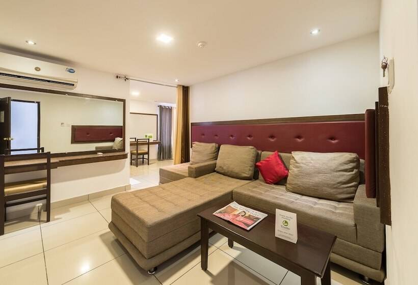 חדר דלוקס, Treebo South Avenue, 700 Mts From Promenade Beach