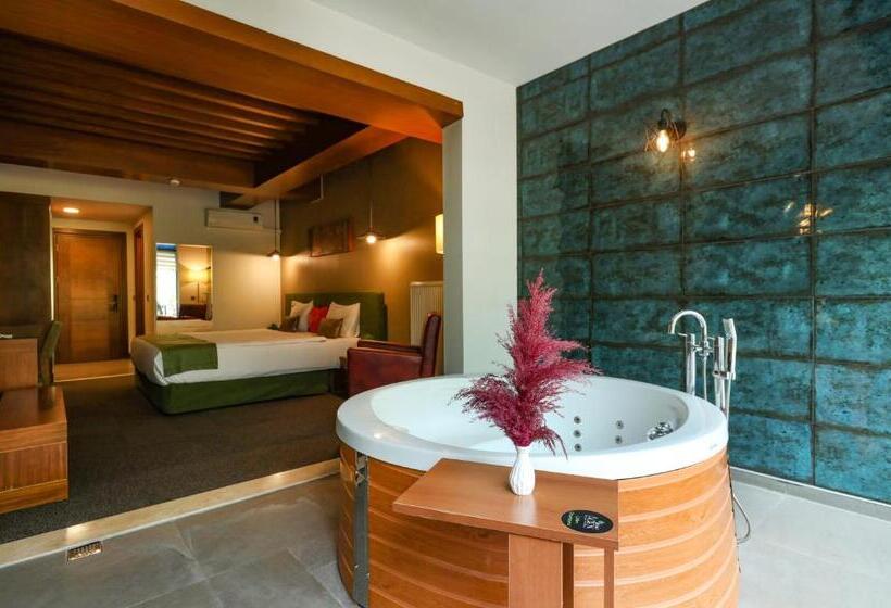 Люкс с гидромассажем, Abant Aden Boutique Hotel & Spa