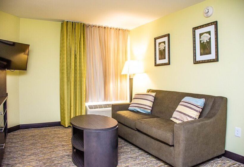 מיטת קינג בסוויטה, Candlewood Suites Overland Park W 135th St, An Ihg