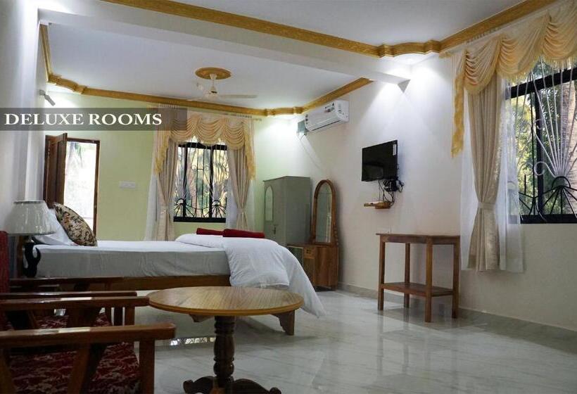 חדר דלוקס עם מרפסת, Pritams Cottages Guest House