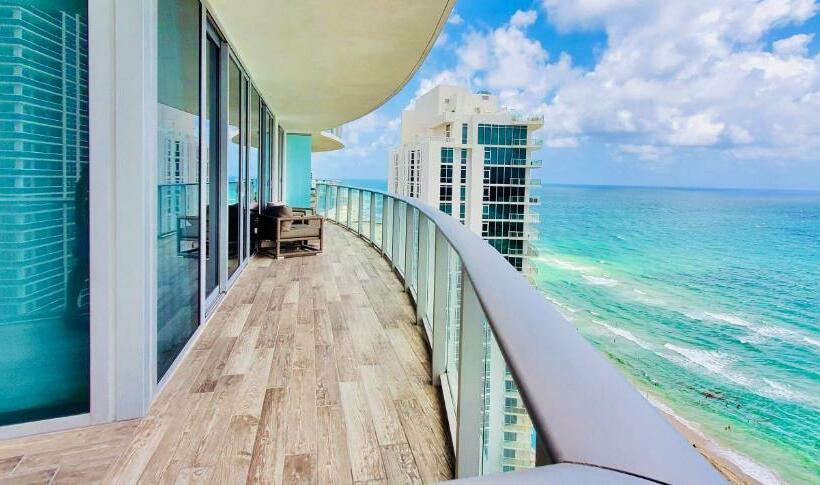 جناح سوبيريور مطل علي البحر, Dramatic Ocean View At Hyde Resort And Residences