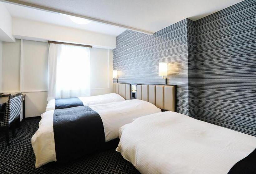חדר סטנדרט לשלושה, Apa Hotel Sapporo Susukino Ekimae