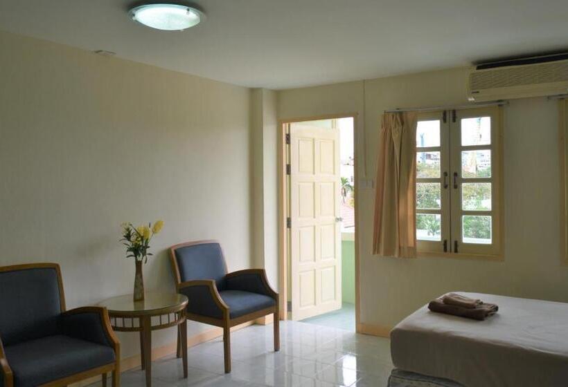 Habitació Estàndard amb Balconada, Jardin