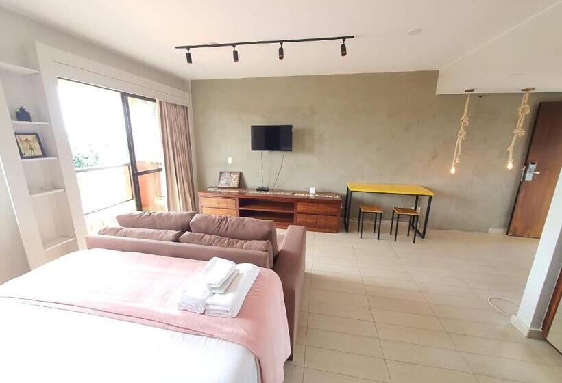 1 Bedroom Apartment Lake View, Lake Side Beira Do Lago   Piscina   Academia   Sauna  By Rei Dos Flats