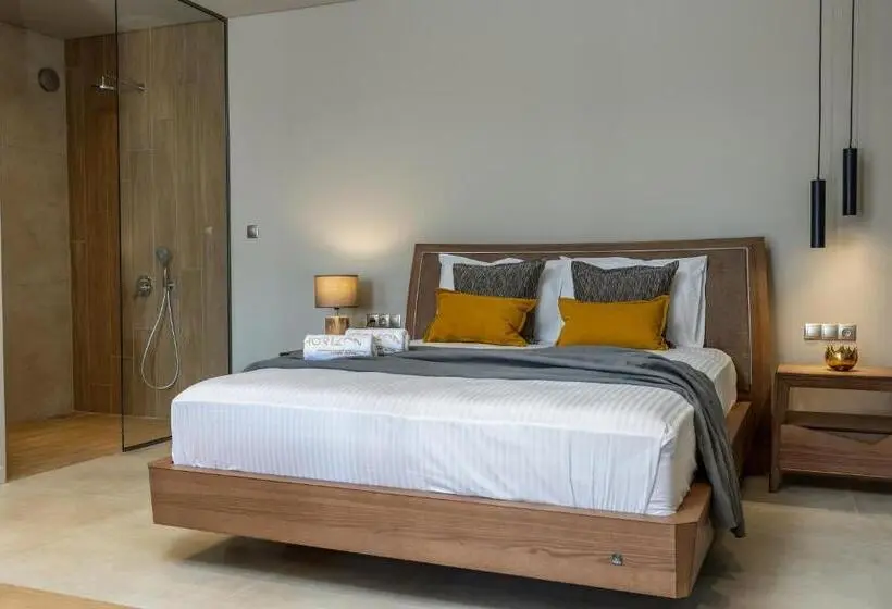 Villa 1 Makuuhuone Merinäkymä, El Mar Naxos