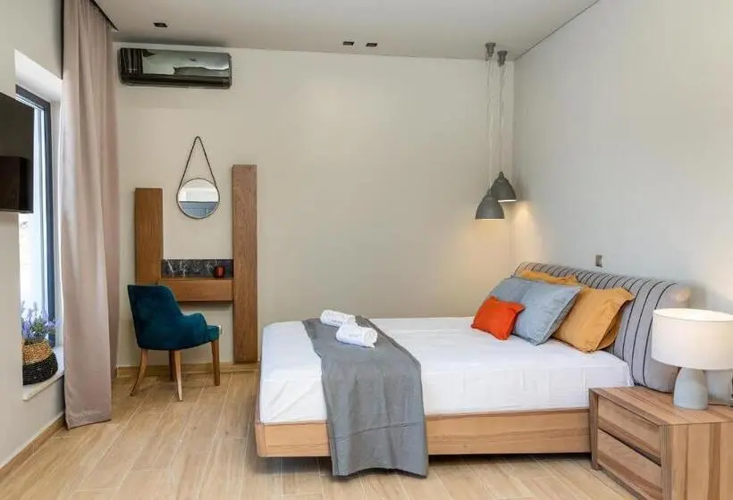 Deluxe-villa 1 Makuuhuone Merinäkymä, El Mar Naxos