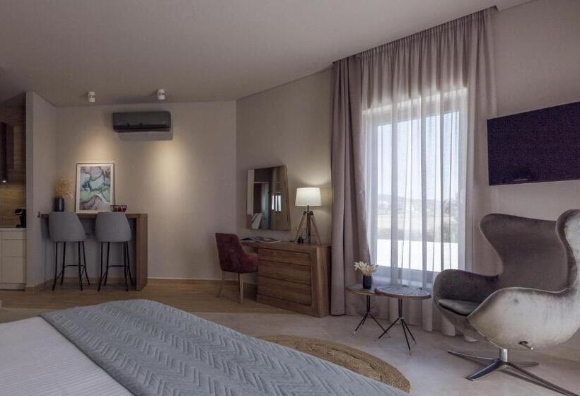 高级套房带海景, El Mar Naxos