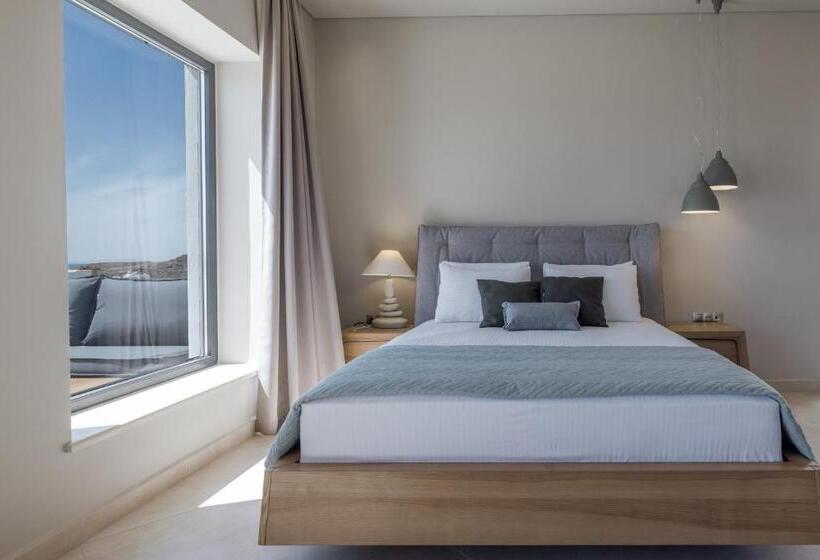 高级套房带海景, El Mar Naxos