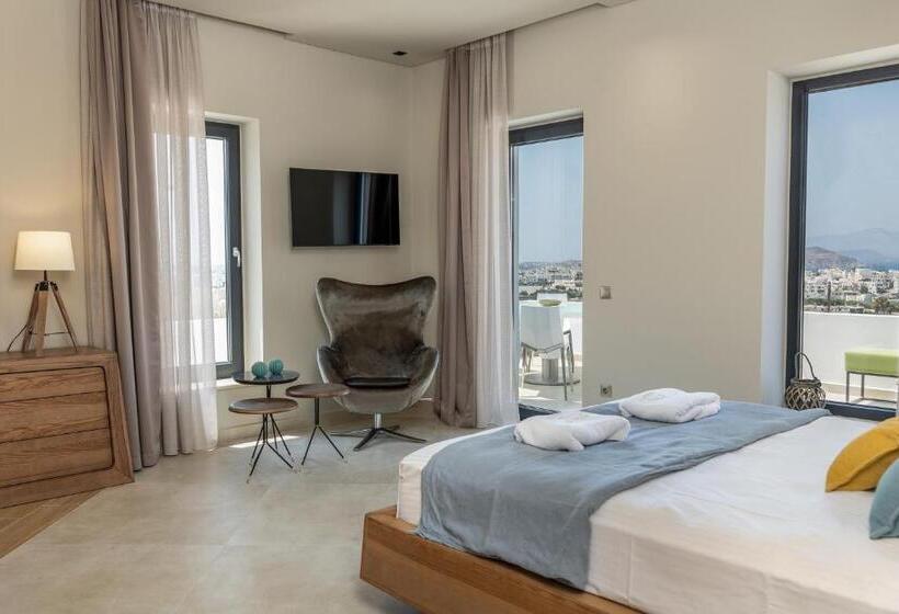 高级套房带海景, El Mar Naxos