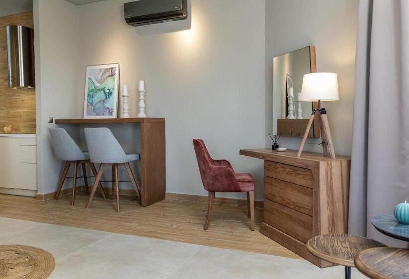 高级套房带海景, El Mar Naxos