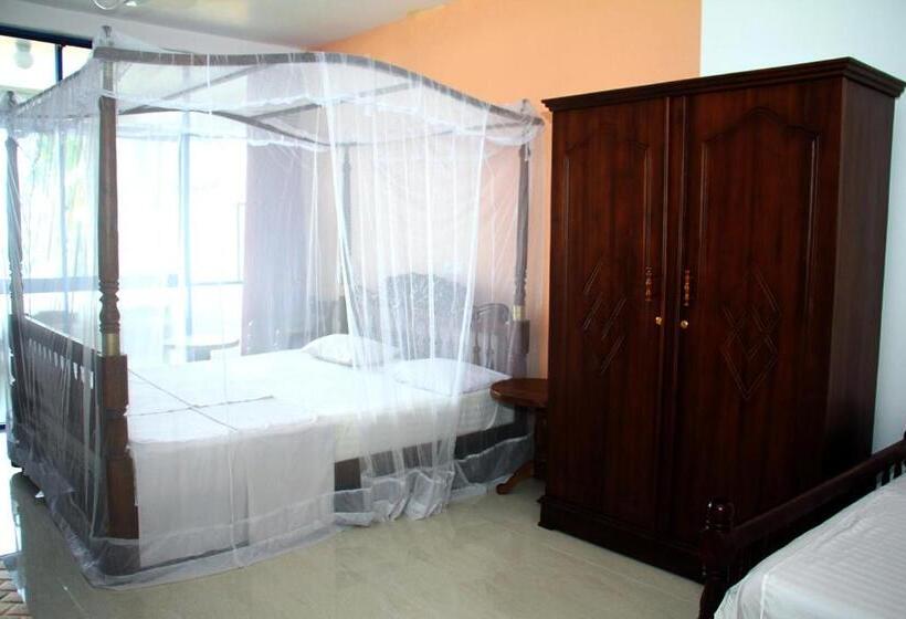 غرفة عائلية مطلّة علي البحر, Jagabay Resort & Surfing School