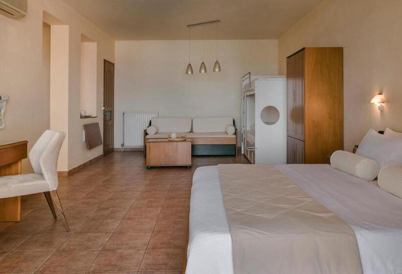 חדר משפחתי נוף לים, Griffon Kymi Hotel Previously Known As Valledi Village