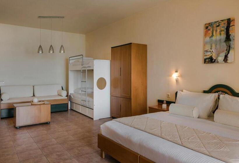 חדר משפחתי נוף לים, Griffon Kymi Hotel Previously Known As Valledi Village