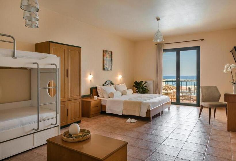 חדר משפחתי נוף לים, Griffon Kymi Hotel Previously Known As Valledi Village